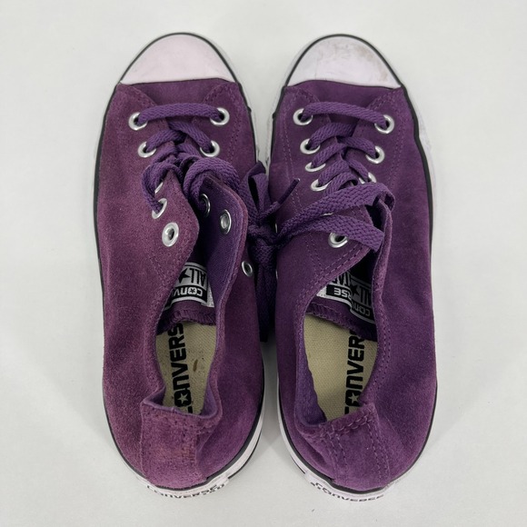 Converse CONS CTAS Pro OX Low Top Sneakers Nightfall Violet Suede Women's Size 8 - Picture 3 of 10